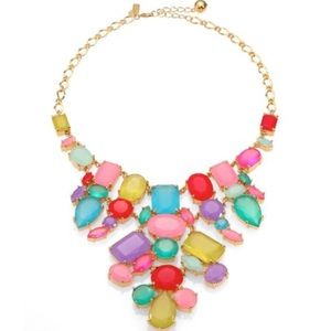Kate Spade gumdrop gems bib necklace
